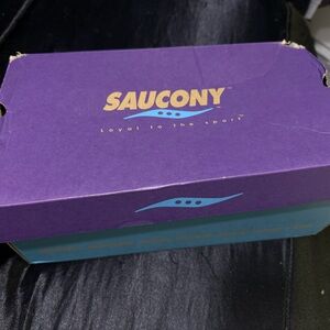 Saucony grid web white pink 9.5 new